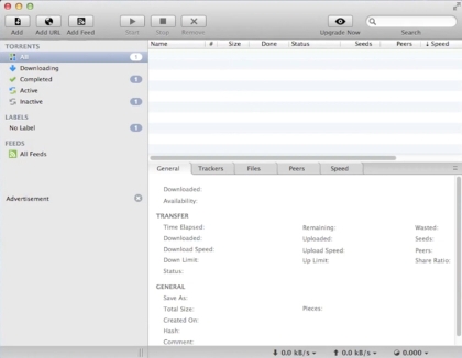 BitTorrent для Mac - скриншот 2